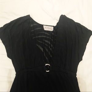 Black Pool Cover Up